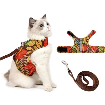 Cat Harness and Leash for Walking Escape Proof