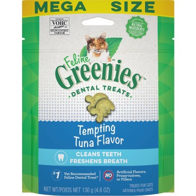 FELINE GREENIES Natural Dental Care Cat Treats