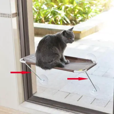 LSAIFATER All-Around 360° Iron Cat Window Perch