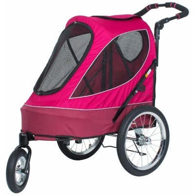 Petique All Terrain Jogger-Blazin' Berry Pet Stroller