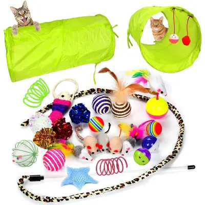 Youngever 24 Cat Toys