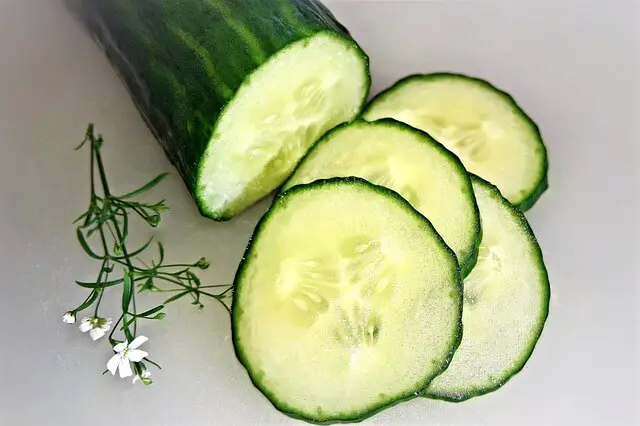 cucumber sliced